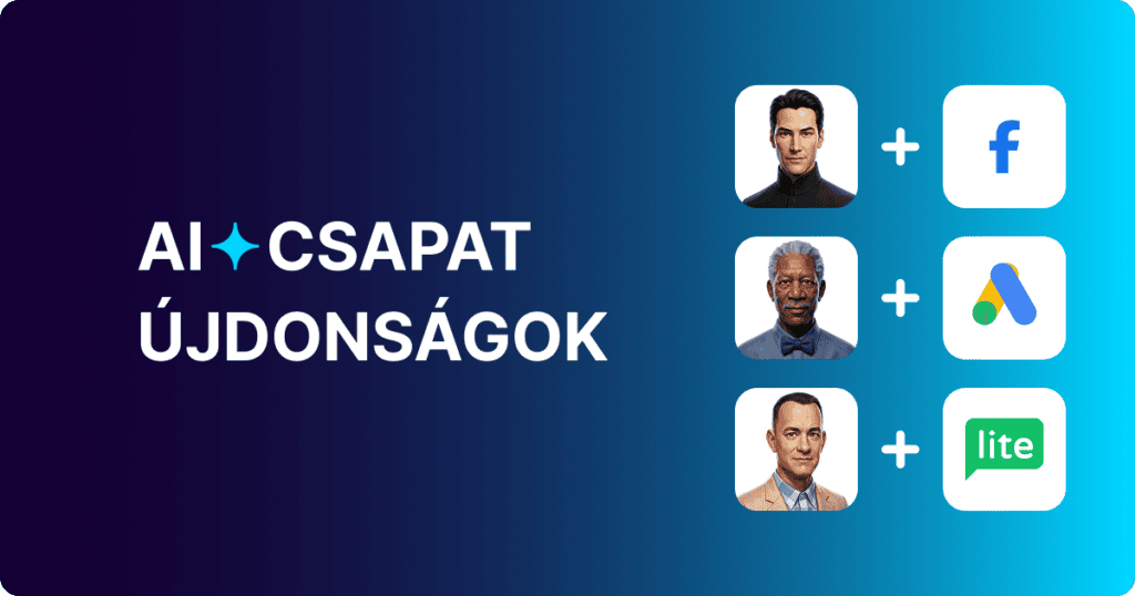 AI és marketing újdonságok, Facebook, Google Ads, Lite platform.
